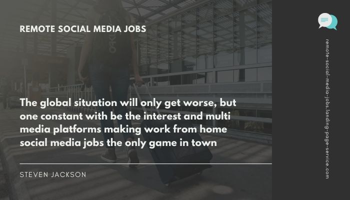 Remote social media jobs